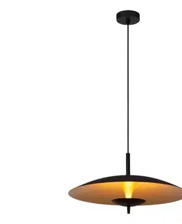 Svietidlá Lucide 30461/09/30 - LED Stmievateľný luster na lanku VULCAN LED/9W/230V čierna 30461/09/30
