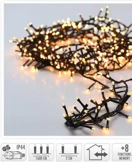 Vianočné osvetlenie Kinekus Svetlo vianočné 800 LED extra teplé biele, s časovačom, s funkciami, na 240 cm stromček, vonkajšie/vnútorné