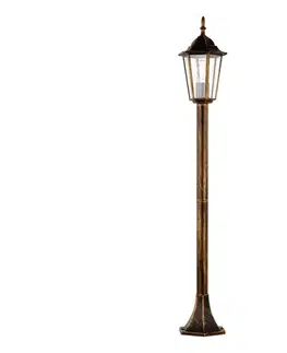Záhradné lampy  Vonkajšia lampa ARRAIA 1xE27/15W/230V IP44 bronz patina 16125