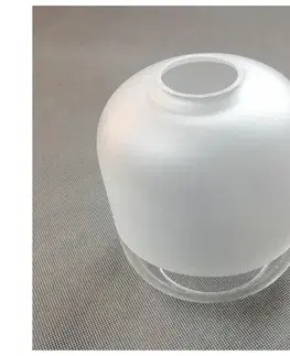 Lampy  Náhradné sklo k lustru MARCO E27, priemer 14 cm, biele/číre 7779