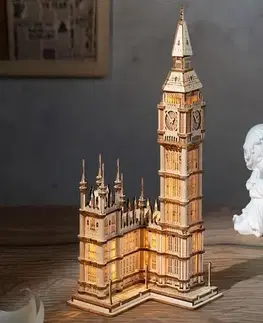 3D puzzle 3D Creative Drevené 3D Puzzle Big Ben s LED osvetlením