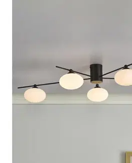 Svietidlá Där Lighting Där Lighting JAS5422 - Prisadené stropné svietidlo JASPER 5xG9/25W/230V čierne JAS5422