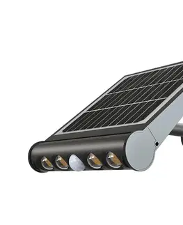 Svietidlá  LED solárne nástenné svietidlo so senzorom LED/8W/3,7V IP65 4000K 4000 mAh 6849