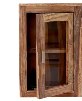 Kúpeľňový nábytok Nástenná skrinka do kúpeľne Amba 40x60x15 z indického masívu palisander