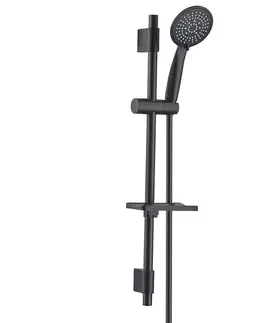 Sprchové súpravy a sety Sprchová súprava Elisa Black 5-F čierna