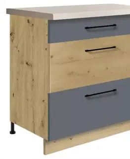 Kuchynské skrinky stojace Skrinka do kuchyne Infinity 22D GREY
