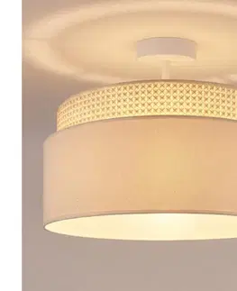 Svietidlá BRILAGI - Prisadený luster PADOVA 1xE27/60W/230V pr. 40 cm krémová 8590828052524