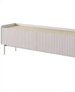 Stoly TV stolík Level RTV D 153 2d Beige/dub Scandi