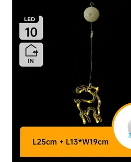 Vianočné dekorácie  B.V.  - LED vianočná dekorácia 10xLED/3xAAA sob 19 cm B10303K5U