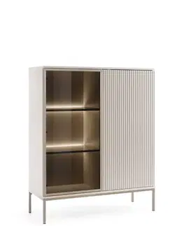 Vitríny ArtPS Vitrína INTENSO WT104 | cashmere