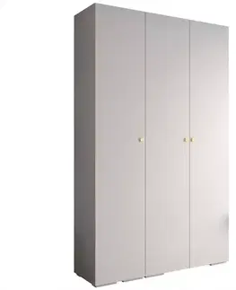 Šatníkové skrine Skriňa Ivo 2 150 biely