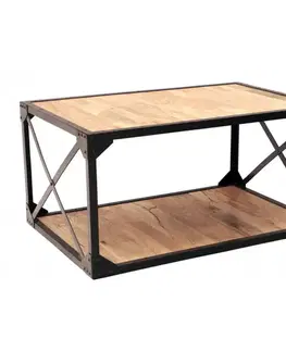 Konferenčné stolíky Konferenčný stolík Gita 90x45x60 indický masív mango