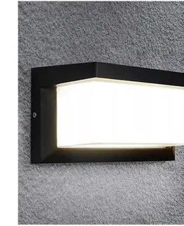LED osvetlenie  LED vonkajšie nástenné svietidlo NEELY LED/12W/230V IP54 čierne SKU046107