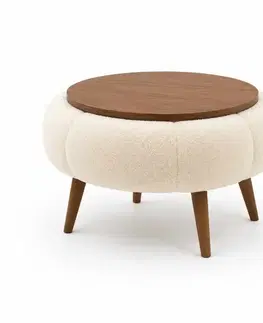 Konferenčné stolíky Konferenčný stolík PAPATYA 60 WALNUT