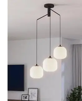 Svietidlá Eglo 99368 - Luster na lanku MANTUNALLE 3xE27/40W/230V 99368