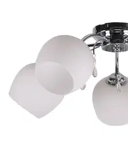 Bodové svetlá Stropná lampa Zachera 5xE27 biela