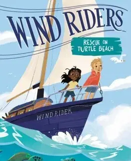 Dobrodružstvo, napätie, western Wind Riders 1: Rescue on Turtle Beach - Jen Marlin,Izzy Burton