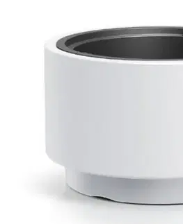 Kvetináče a truhlíky Kinekus Kvetináč plastový priemer 395mm HEOS, biely, výška 240mm