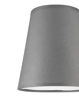 Lampy  Náhradné tienidlo ELLIE E27 pr. 15 cm šedá shade 113 grey