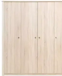 Šatníkové skrine Skriňa Fineczja F4 4 dvere 200 cm