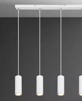 Moderné lampy do obývačky Luster 57911-4HW biely LW4