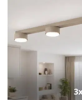 Svietidlá BRILAGI - LED RGB stmievateľné bodové svietidlo MONO 3xGX53/14W/230V Wi-Fi Tuya béžové BG4580+3xIM1490