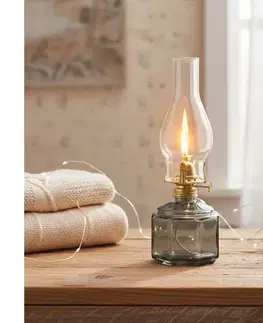 Lampy BRILAGI - Petrolejová lampa MERLIN dymová/šedá 8590828169116