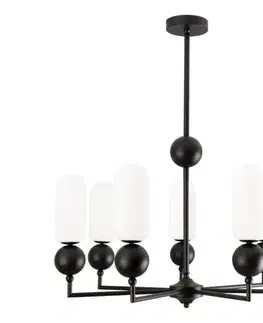 Svietidlá MAXLIGHT P0632 - stropný luster NOVA na tyči, 7xG9/7W/230V, priemer 70 cm, čierny P0632