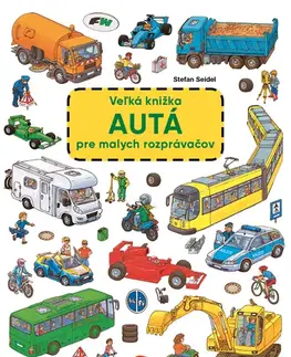 Leporelá, krabičky, puzzle knihy Veľká knižka AUTÁ pre malých rozprávačov - Štefan Seidel