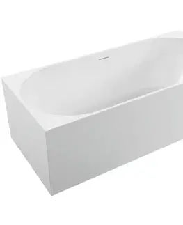 Vane CERANO - Vaňa akrylátová Bianco - voľne stojaca - asymetrická - ľavá - biela lesklá - 180x80x58 CER-674908