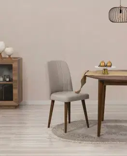 Jedálenské sety Jedálenský set s rozkladacím stolom a stoličkami (3 kusy) Vina 1005 3 - White, Cream
