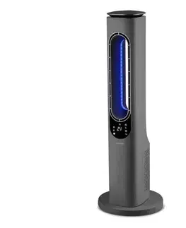 Ventilátory Sencor - Stĺpový bezlopatkový látor 1200/2000W/230V antracit + s diaľkovým ovládaním 41018683