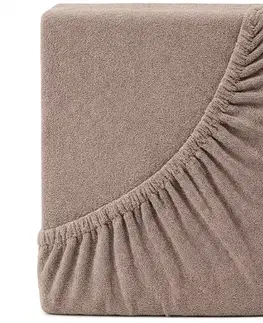 Plachty 4Home froté prestieradlo Ideál orechová, 60 x 120 cm
