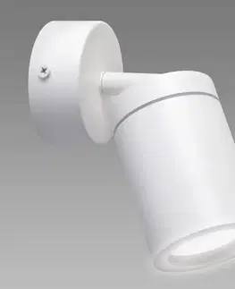 Lampy do obývačky Nástenné svietidlo  TENOR GU10 1C biele 04068 IP44 LS1