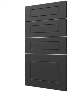 MDF fronty PVC Dvierka Quantum D4M/D4E/D4H/D4A 40 graphite