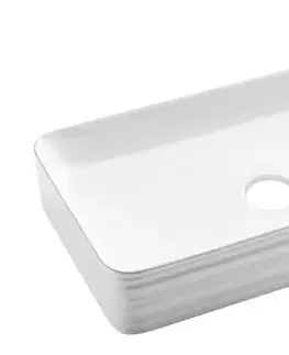 Umývadlá INVENA - Umývadlo na dosku AKTE , 66 cm CE-54-P01-C