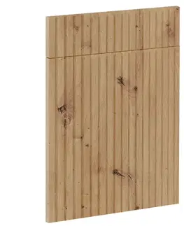 Kuchynské skrinky Čelo skrinky Luxeo F14-D60S1-AX ryfla dub