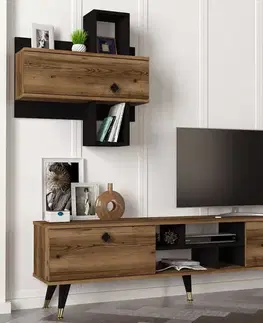 TV stolíky RAMZES TV stena, lydia / čierna