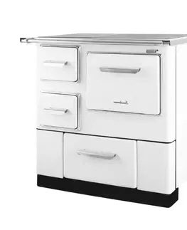 Sporáky Kinekus SPORÁK ELEGANT, 3/SD3, biely, bočný vývod, pravý