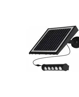 Svietidlá  LED solárna nástenná lampa so senzorom pohybu LED/8W/3,7V 4000mAh 4000K IP65 EKO8328