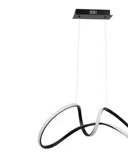 Svietidlá  LED Luster na lanku TESORO LED/48W/230V čierna ML7951