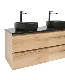 Kúpeľňový nábytok Kúpeľňová skrinka s umývadlom SAT B-Way 119x50x45 cm dub mat BWAY2120OAKTKUBB BWAY2120OAKTKUBB