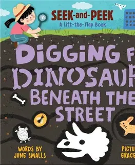 3D, magnetické, priestorové knihy Digging for Dinosaurs: Beneath the Street - June Smalls,Grace Habib