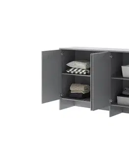 Sektorový nábytok Dig-net nábytok Nadstavec pre sklápaciu posteľ Lenart BED CONCEPT BC-11 | sivá