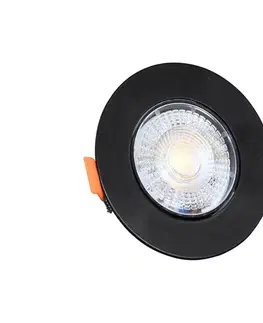 Svietidlá  LED-YL201/7W/CCT/CR - LED Podhľadové svietidlo ZITA LED/3/5/7W/230V čierna LED-YL201/7W/CCT/CR