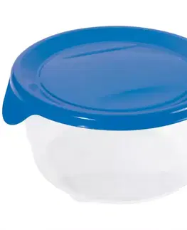 Dekorácie a bytové doplnky Okrúhla nádoba na potraviny Fresh&Go 182256 modrá/priehľadná