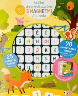 3D, magnetické, priestorové knihy Veľké dobrodružstvo s magnetmi - Abeceda - Darshika Varma