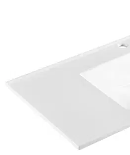 Umývadlá SAPHO - SLIM keramické umývadlo, nábytkové, 100x46,5cm, biela 1601-100