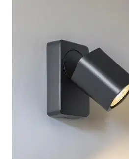 Svietidlá Ideal Lux - LED nástenné bodové svietidlo RUDY 1xGU10/7W/230V CRI 90 čierne 321530