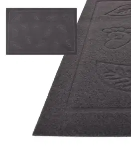 Rohožky Kinekus Rohož 40x60 cm guma+textil šedá STEPS bezokrajová